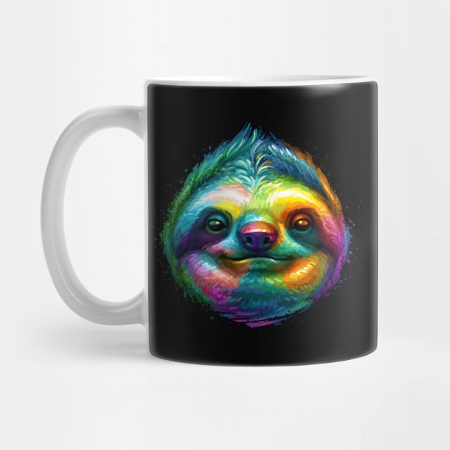 Colorful Sloth by stonemask